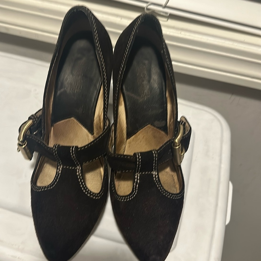 Brown suede Michael Kors